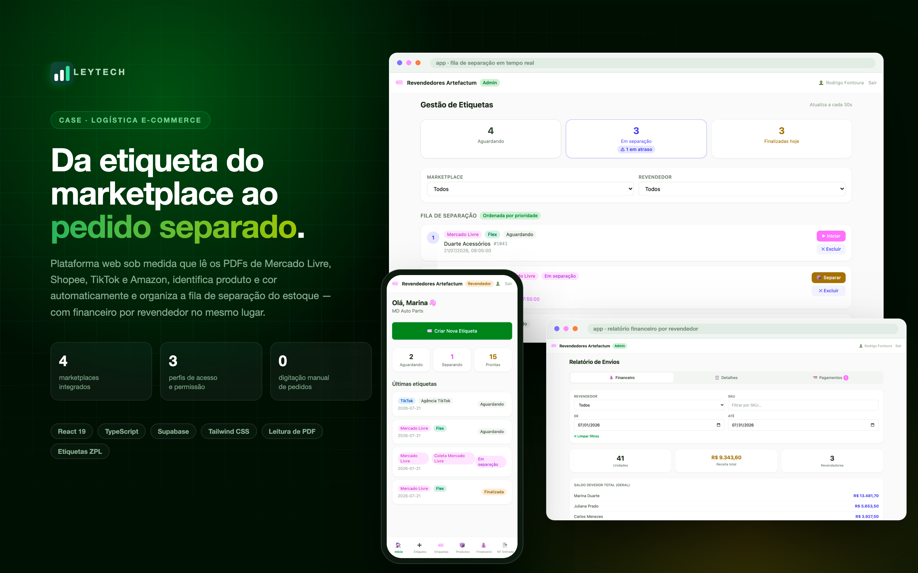 Gestão de Revendedores